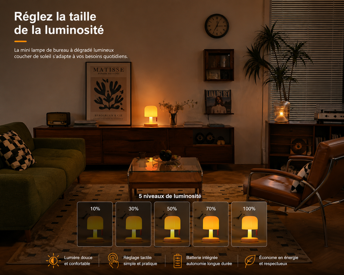 Veilleuse coucher de soleil Orlo™