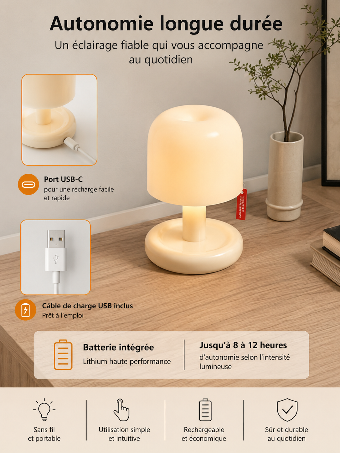 Veilleuse coucher de soleil Orlo™